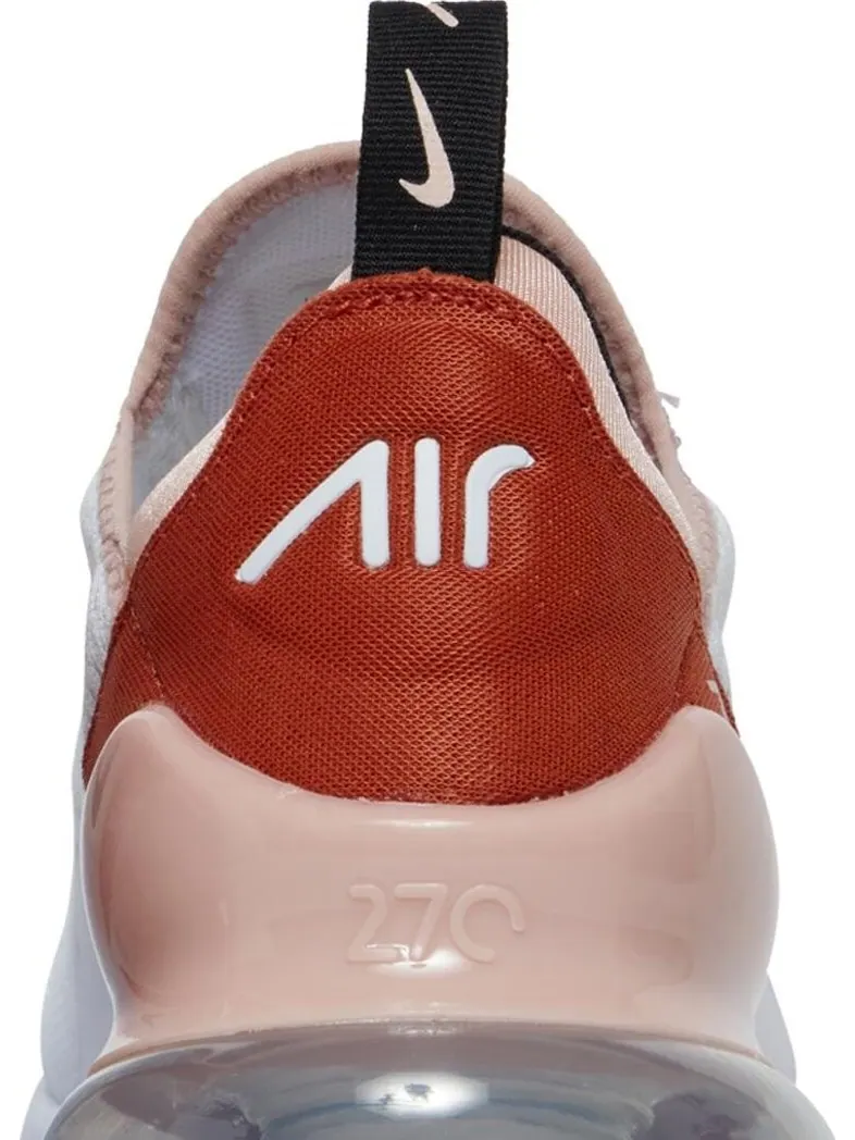 Кроссовки Nike Wmns Air Max 270 'White Burnt Sunrise' — изображение 7 из 8, белый