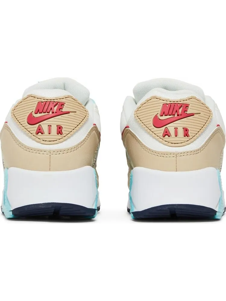 Кроссовки Nike Wmns Air Max 90 'Sail Copa' — изображение 6 из 8, бежевый