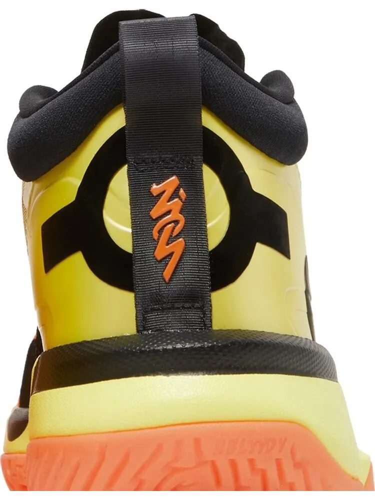 Кроссовки Naruto x Jordan Zion 1 SP Kyuubi — изображение 7 из 8, желтый