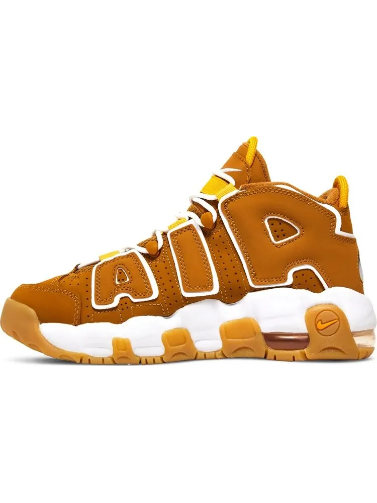 Кроссовки Nike Air More Uptempo GS 'Wheat' — изображение 3 из 8, коричневый