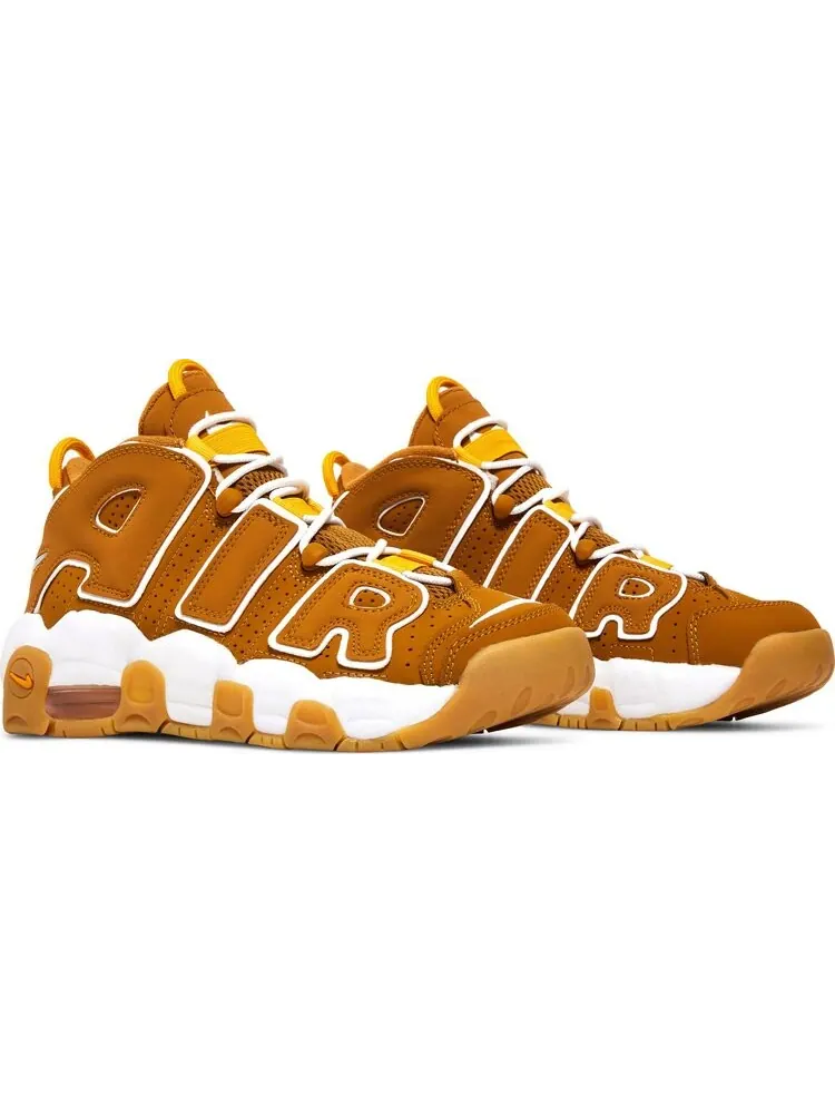 Кроссовки Nike Air More Uptempo GS 'Wheat' — изображение 8 из 8, коричневый