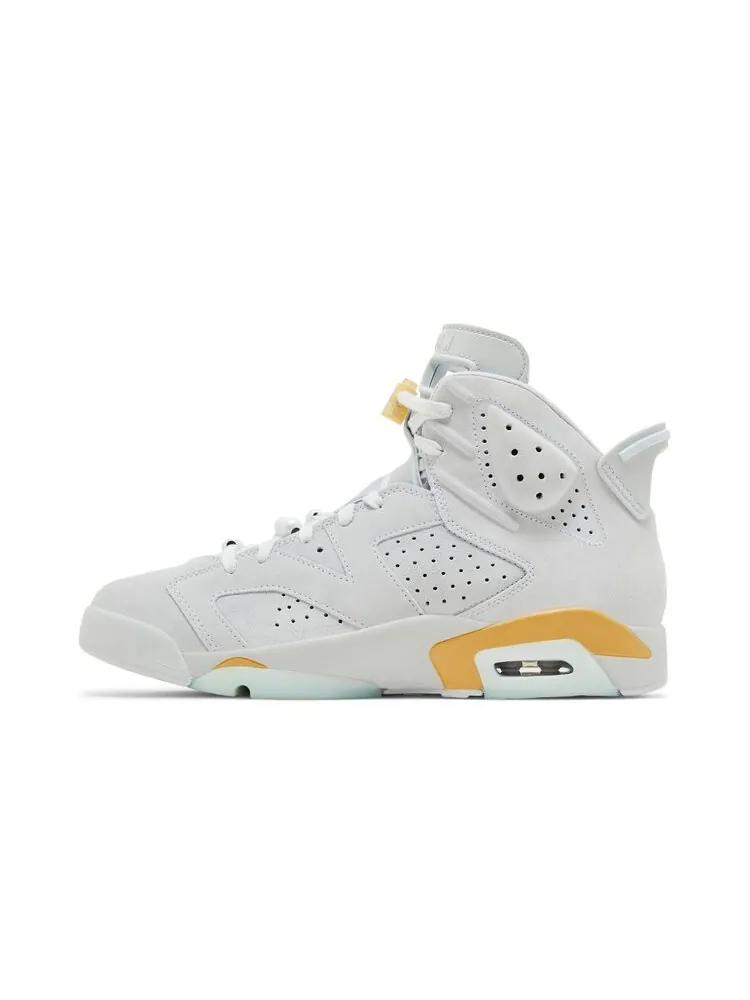 Кроссовки Wmns Air Jordan 6 Retro Craft — изображение 3 из 4, серебристый