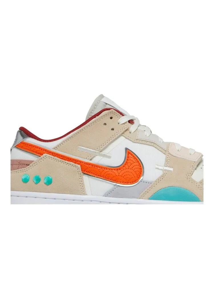Кроссовки Nike Dunk Low Scrap — изображение 2 из 4, бежевый