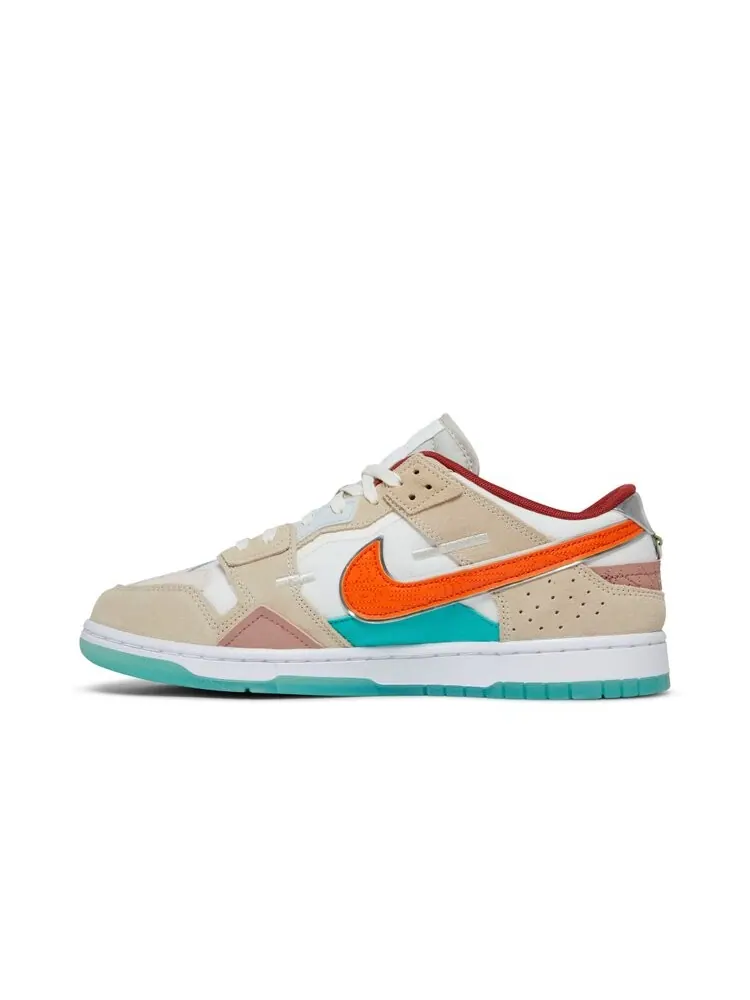 Кроссовки Nike Dunk Low Scrap — изображение 3 из 4, бежевый