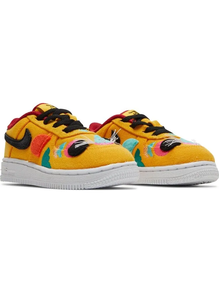 Кроссовки Nike Force 1 LV8 TD 'Chinese New Year - University Gold' — изображение 8 из 8, желтый