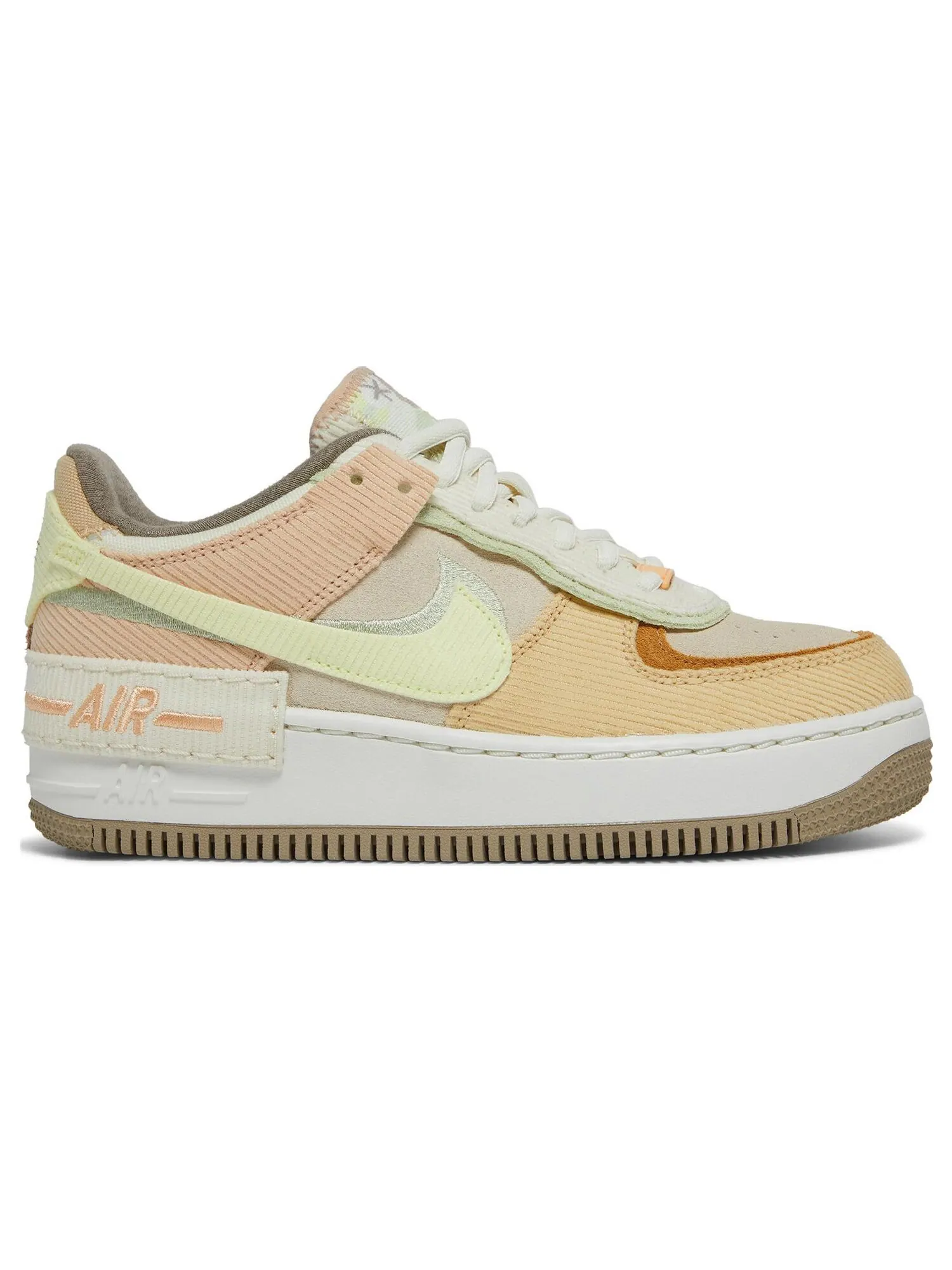 Кроссовки Nike Wmns Air Force 1 Shadow 'On The Bright Side' — изображение 1 из 8, бежевый