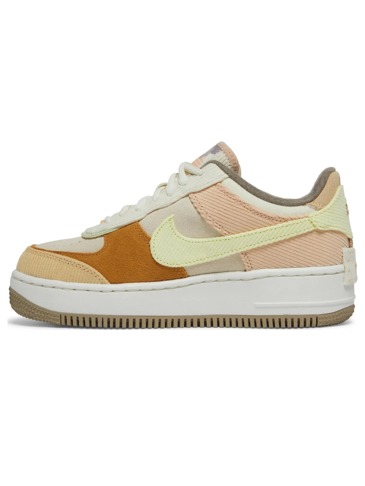 Кроссовки Nike Wmns Air Force 1 Shadow 'On The Bright Side' — изображение 3 из 8, бежевый