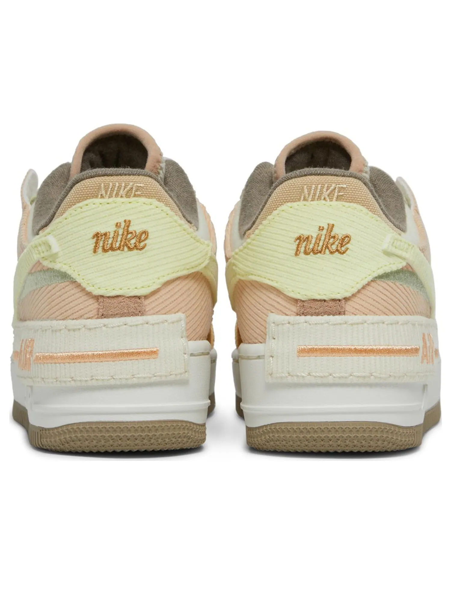 Кроссовки Nike Wmns Air Force 1 Shadow 'On The Bright Side' — изображение 6 из 8, бежевый
