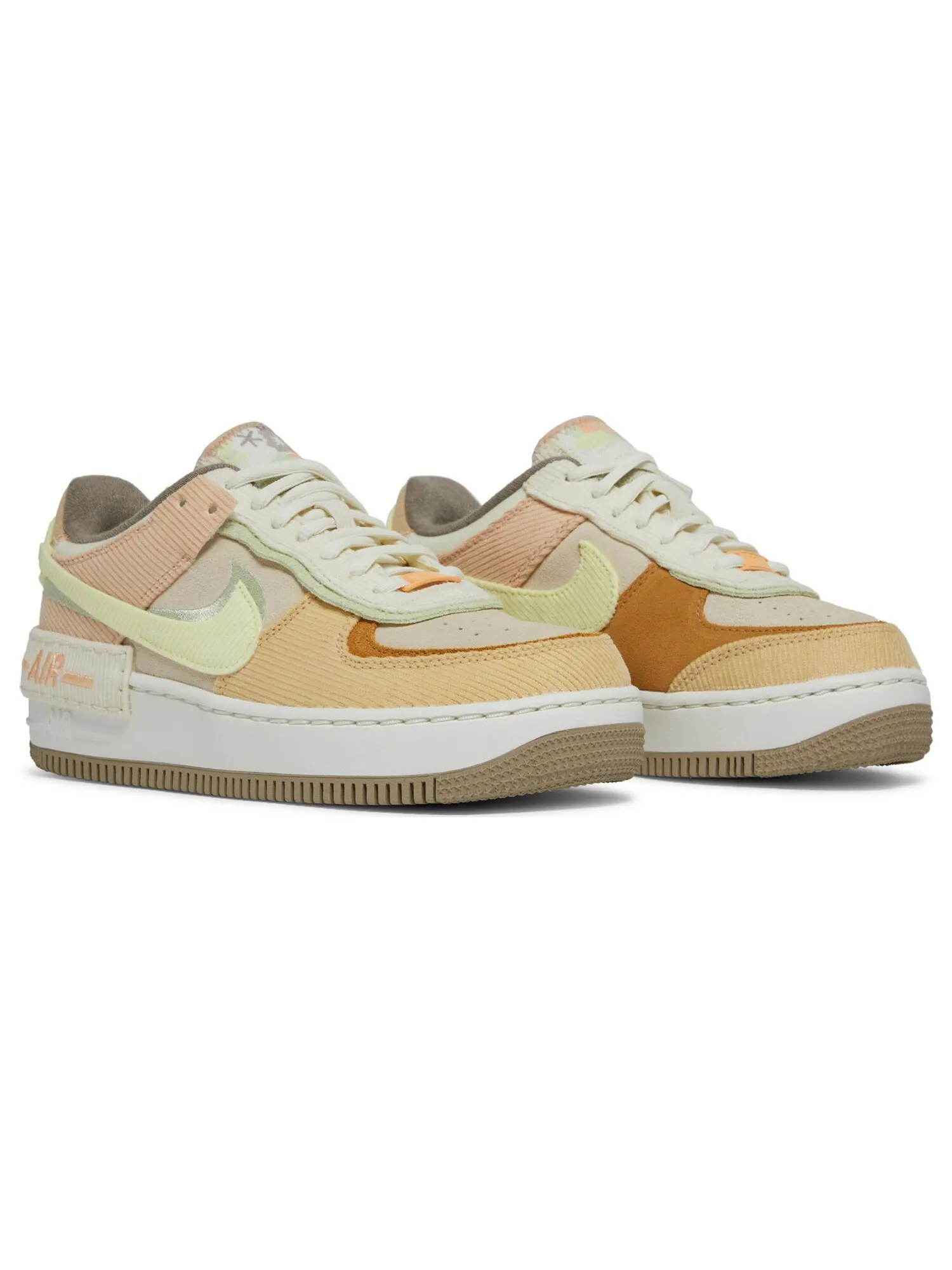 Кроссовки Nike Wmns Air Force 1 Shadow 'On The Bright Side' — изображение 8 из 8, бежевый