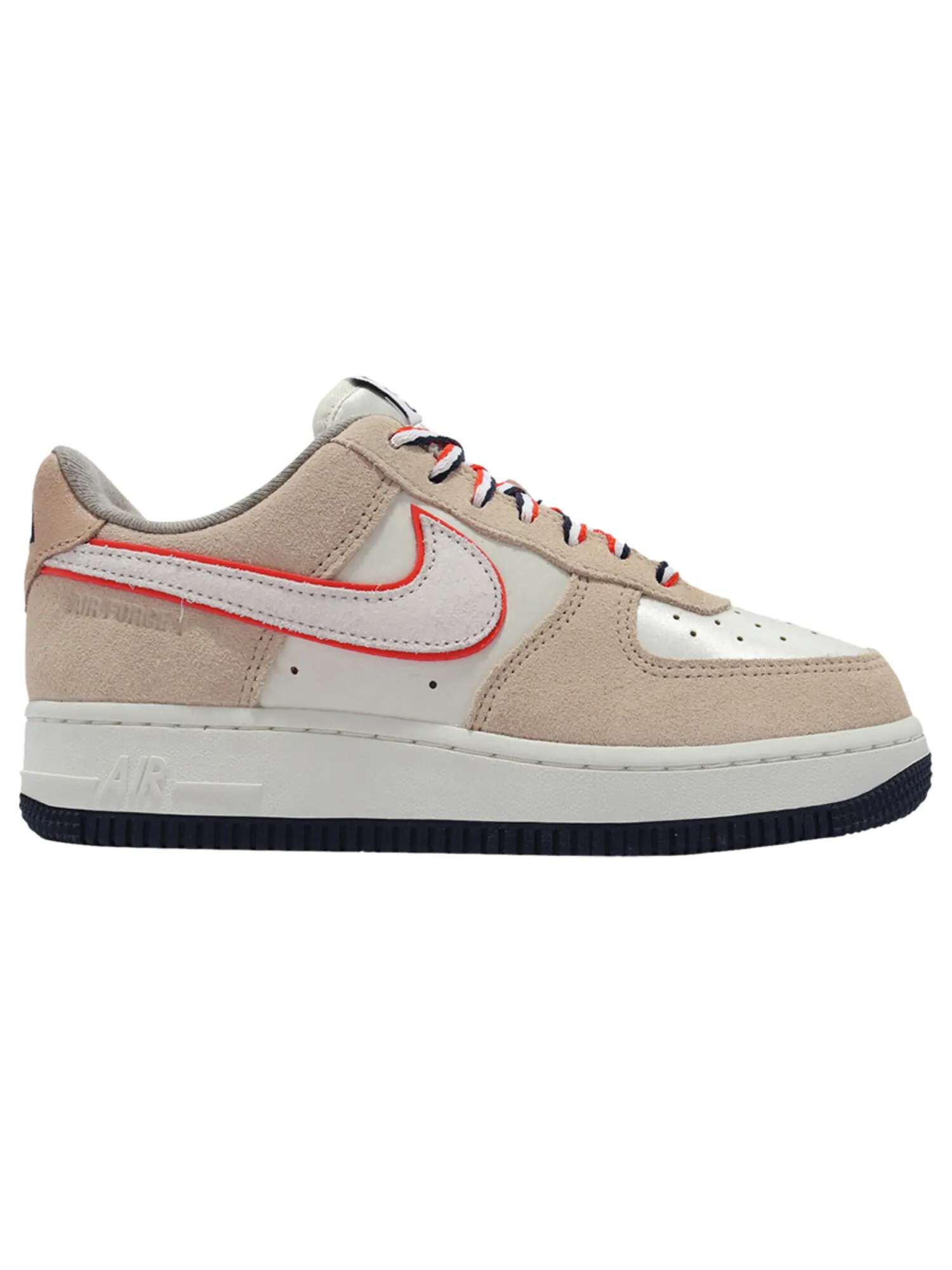 Кроссовки Nike Wmns Air Force 1 '07 LX 'Athletic Club - Sail Rush Orange' — изображение 1 из 1, белый