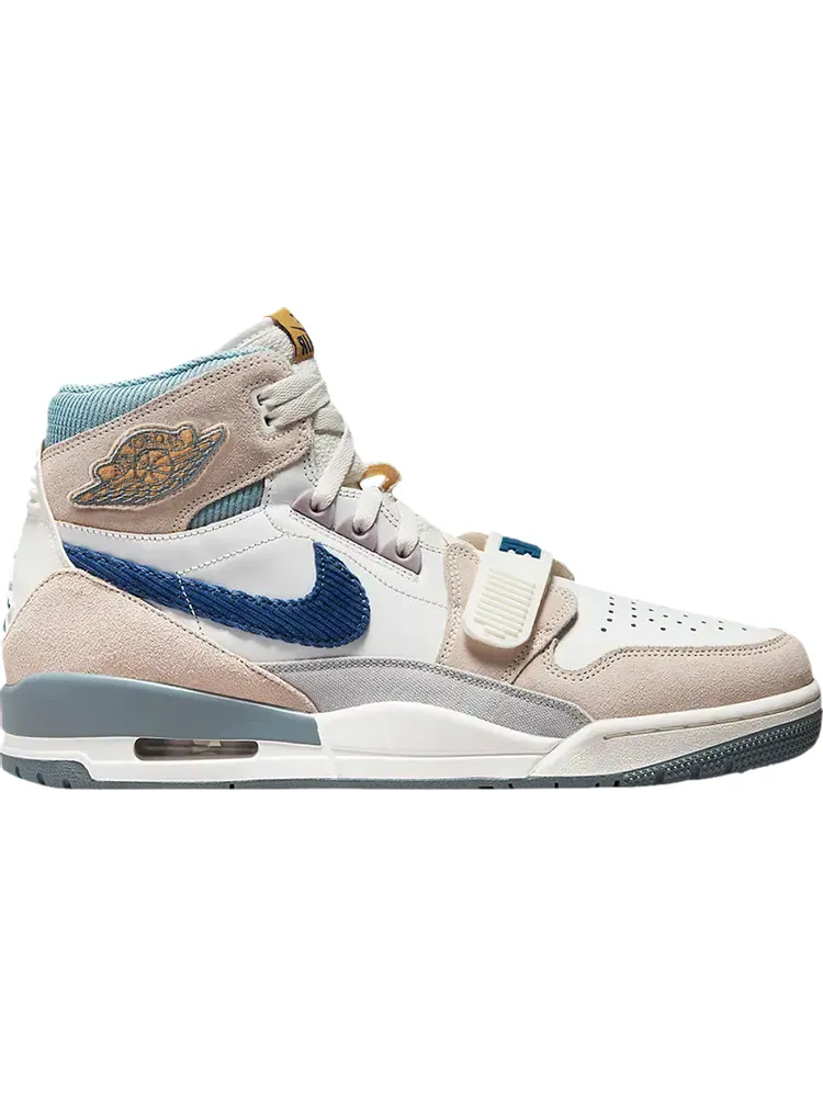 Кроссовки Jordan Legacy 312 Corduroy Swoosh - White Mystic Navy — изображение 1 из 1, белый
