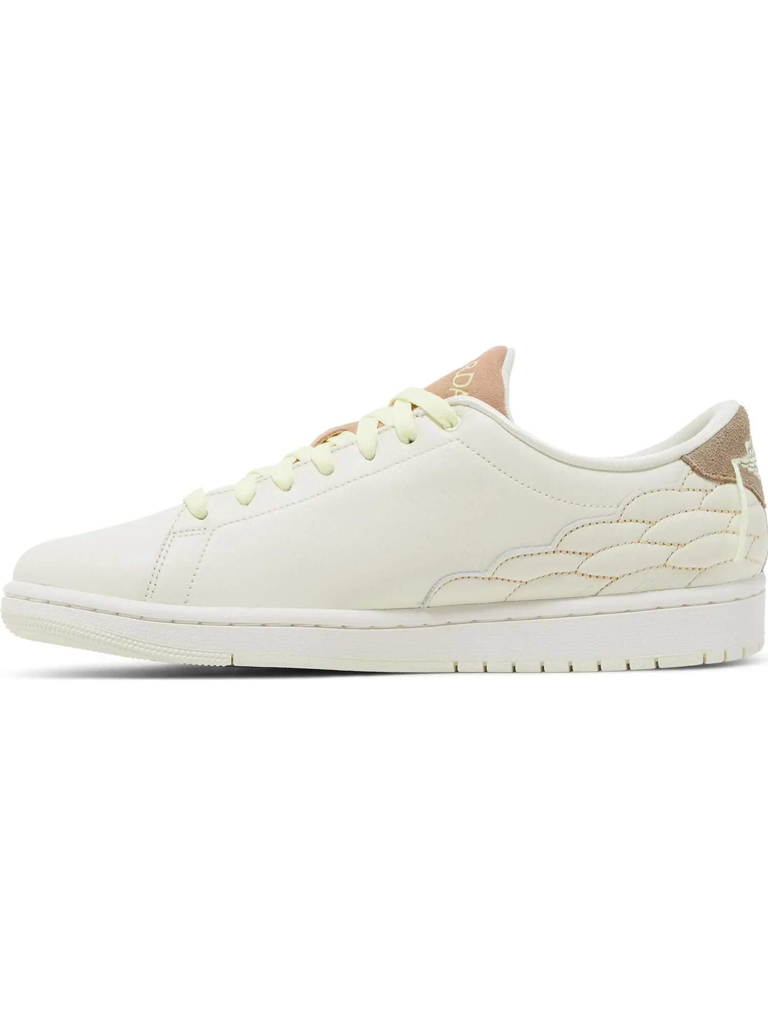Кроссовки Nike Air Jordan 1 Centre Court — изображение 2 из 4, белый