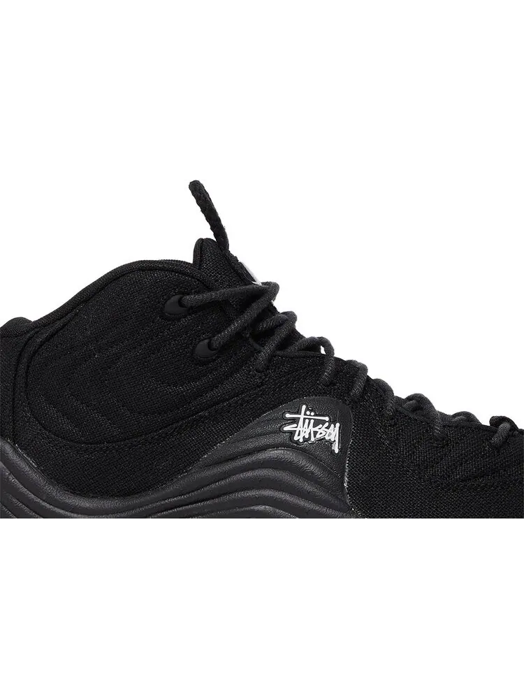 Кроссовки Nike Stussy x Air Penny 2 'Black' — изображение 2 из 8, черный