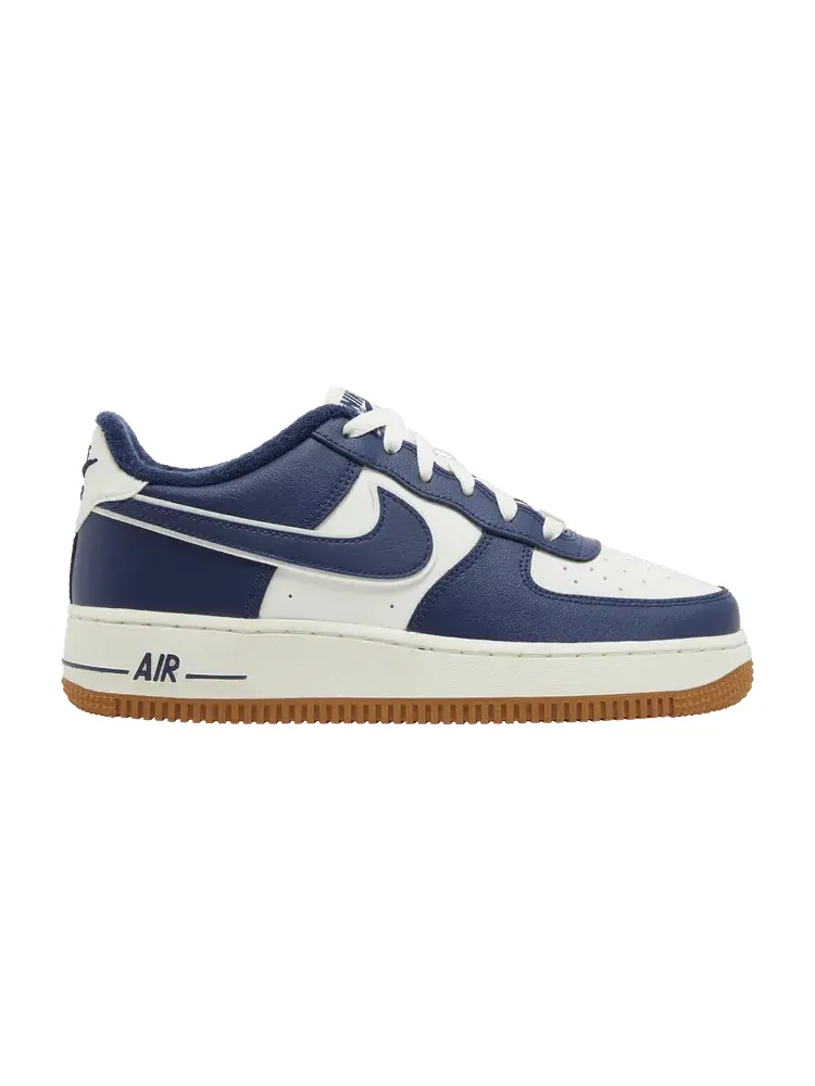 Кроссовки Nike Air Force 1 LV8 3 GS 'College Pack - Midnight Navy' — изображение 1 из 9, коричневый/темно-синий