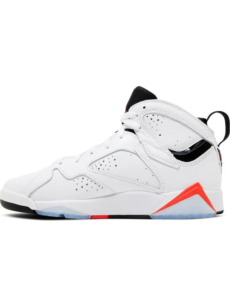 Кроссовки Air Jordan 7 Retro GS 'White Infrared' — изображение 3 из 4, белый