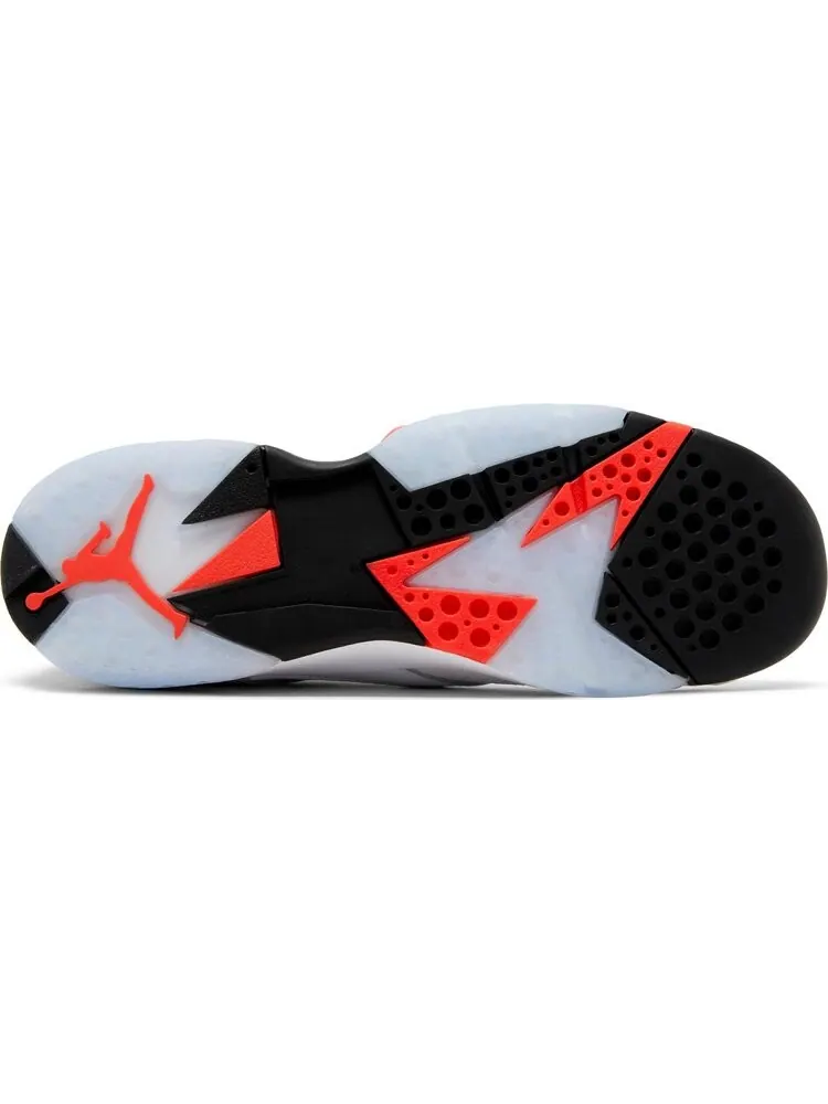 Кроссовки Air Jordan 7 Retro GS 'White Infrared' — изображение 4 из 4, белый