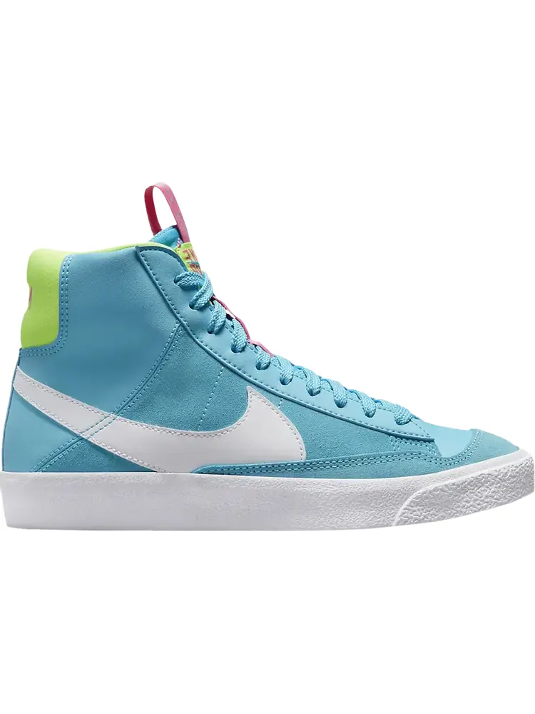 Кроссовки Nike Blazer Mid '77 GS 'Dance - Baltic Blue Volt Pink' — изображение 1 из 1, синий