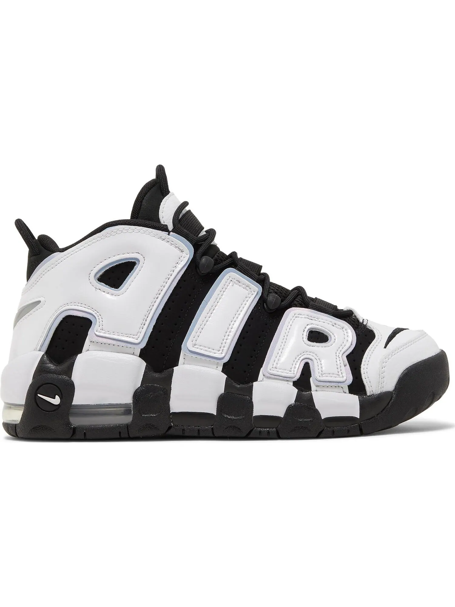 Кроссовки Nike Air More Uptempo GS — изображение 1 из 5, черный/белый