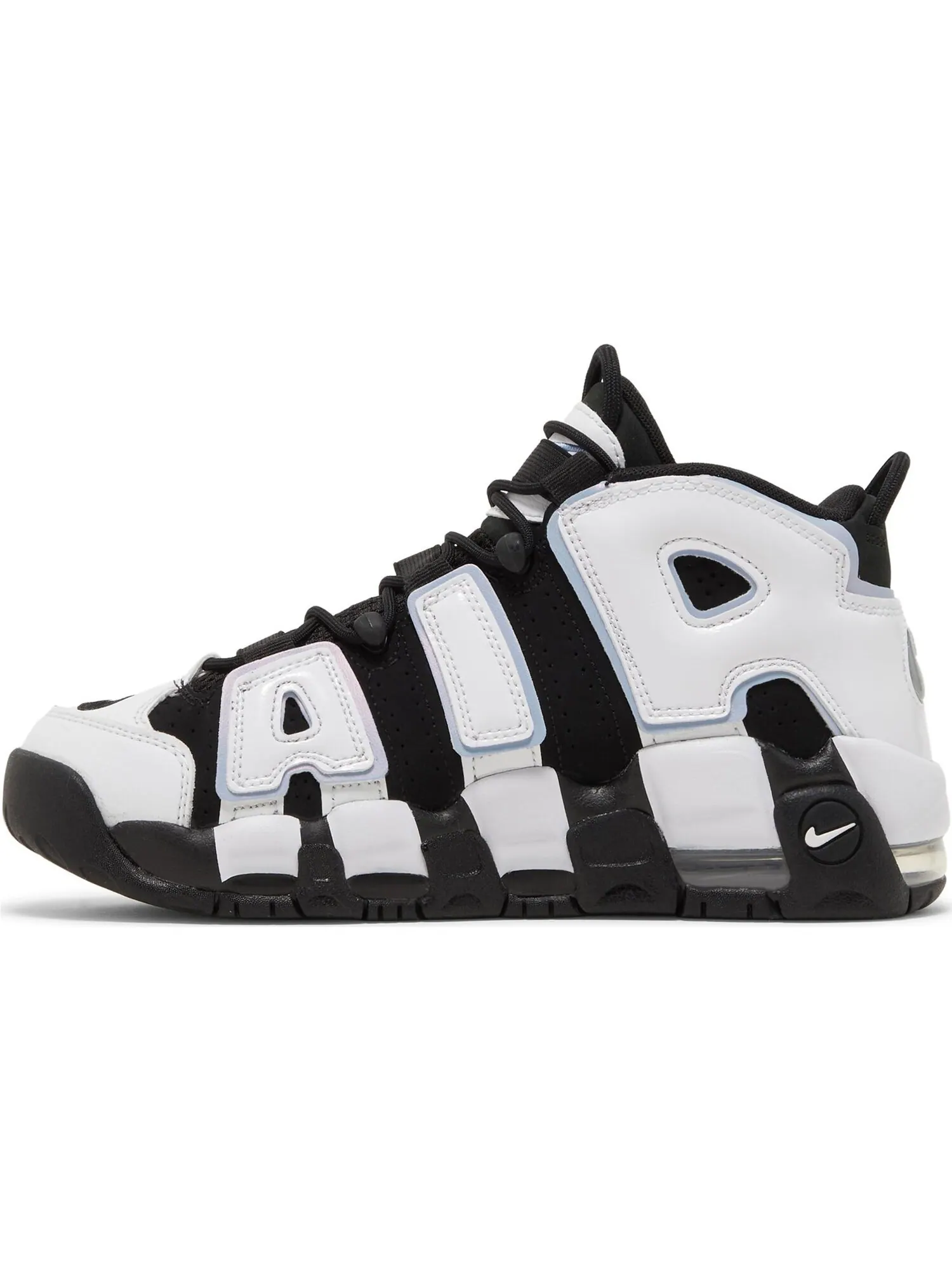 Кроссовки Nike Air More Uptempo GS — изображение 2 из 5, черный/белый