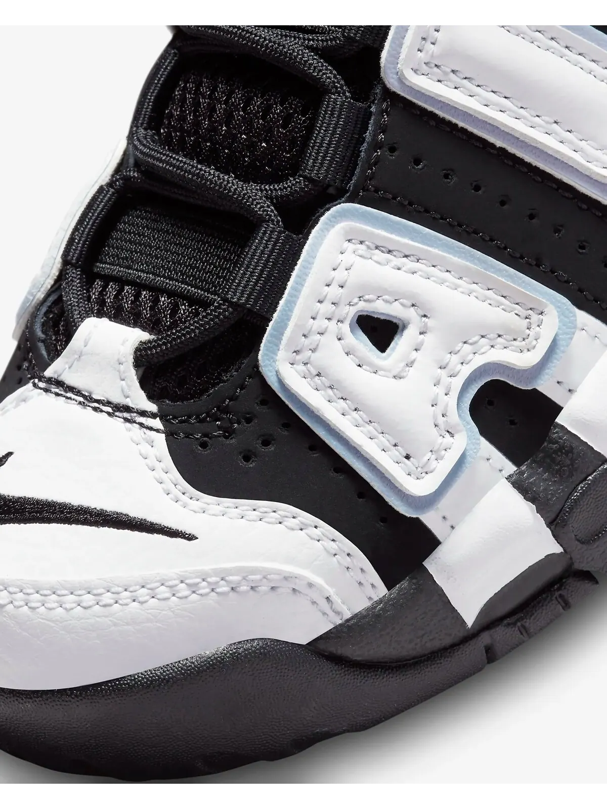 Кроссовки детские Nike Air More Uptempo PS — изображение 7 из 8, черный