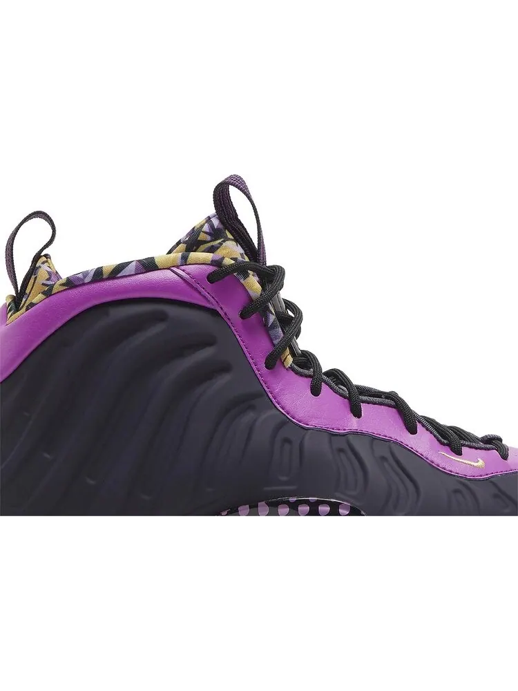 Кроссовки Nike Little Posite One GS 'Cave Purple' — изображение 2 из 8, черный