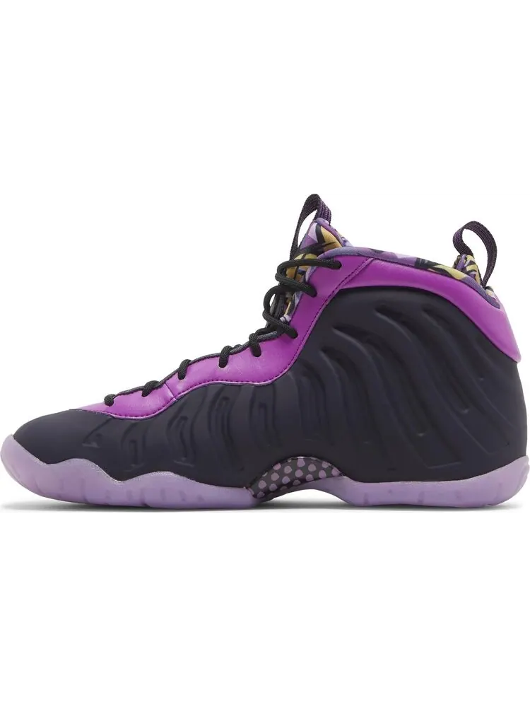 Кроссовки Nike Little Posite One GS 'Cave Purple' — изображение 3 из 8, черный