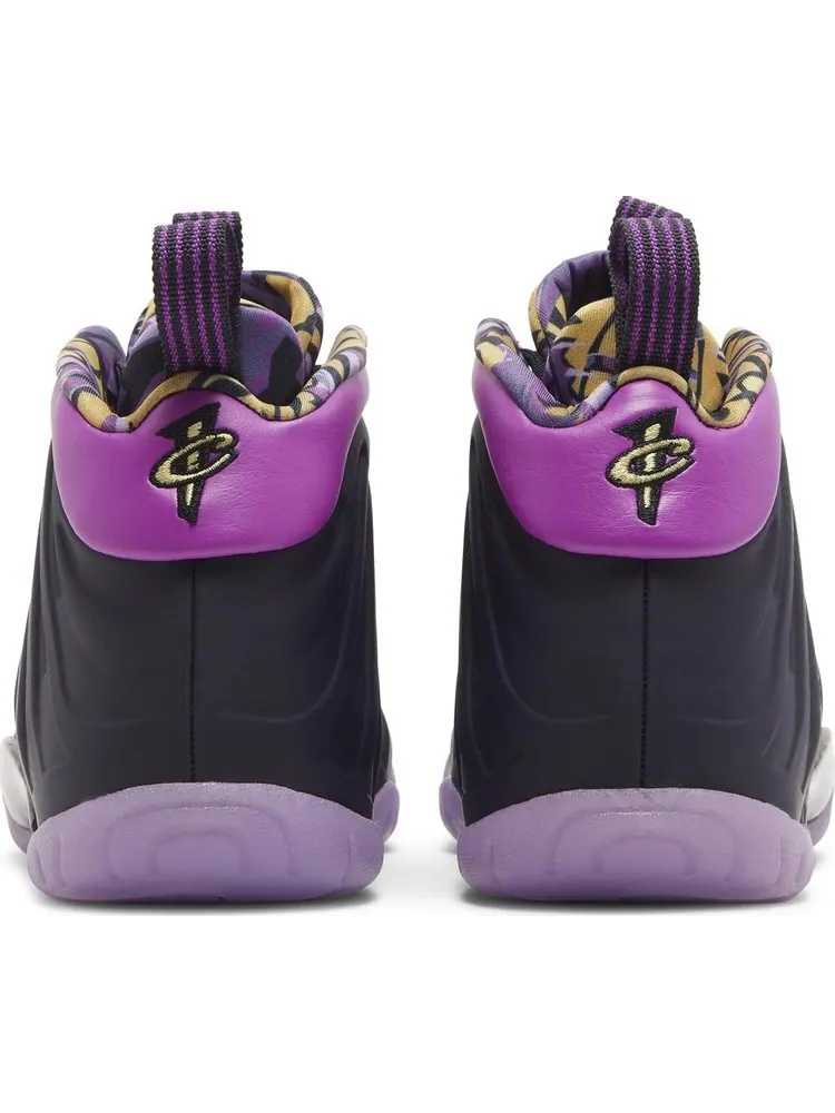 Кроссовки Nike Little Posite One GS 'Cave Purple' — изображение 6 из 8, черный