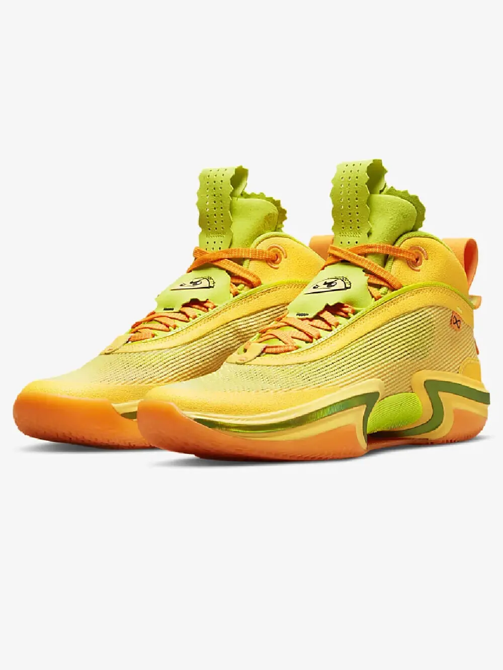 Кроссовки Nike Air Jordan XXXVI Taco Jay — изображение 2 из 10, жжелтый/зеленый