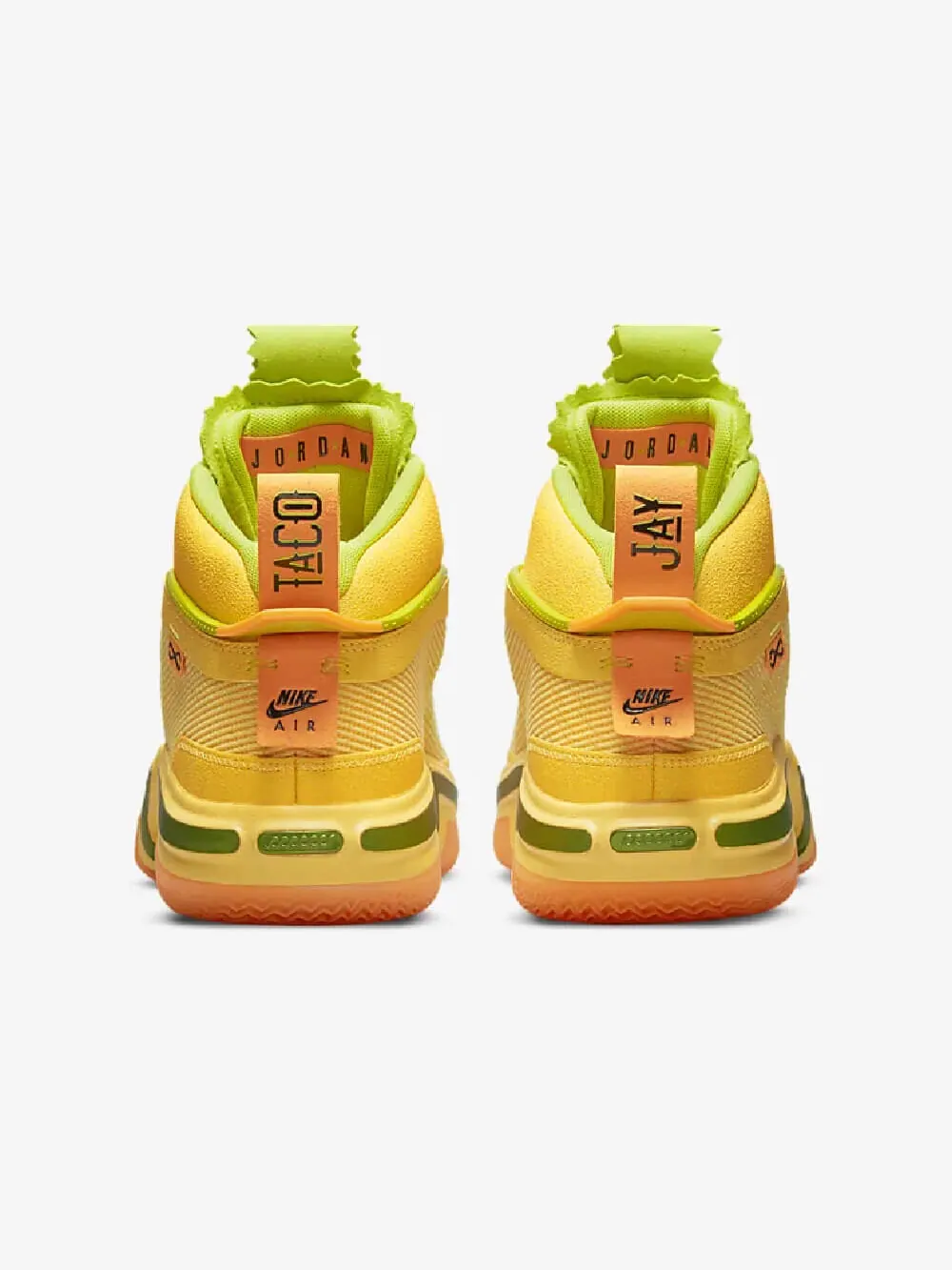 Кроссовки Nike Air Jordan XXXVI Taco Jay — изображение 4 из 10, жжелтый/зеленый