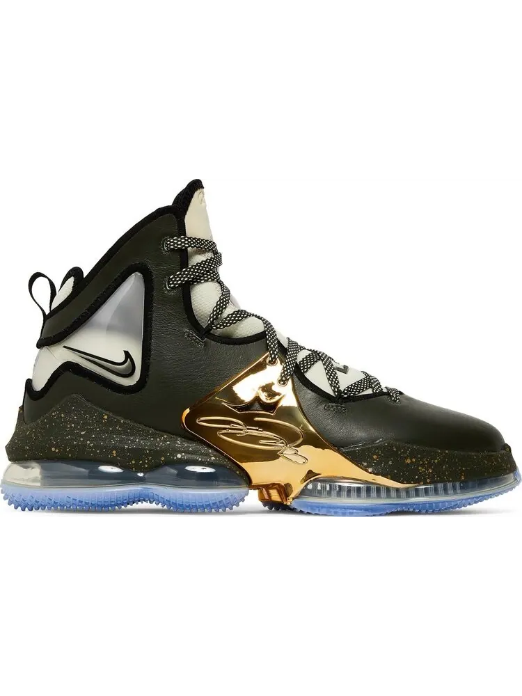 Кроссовки Nike LeBron 19 'Chosen 1' — изображение 1 из 8, зеленый