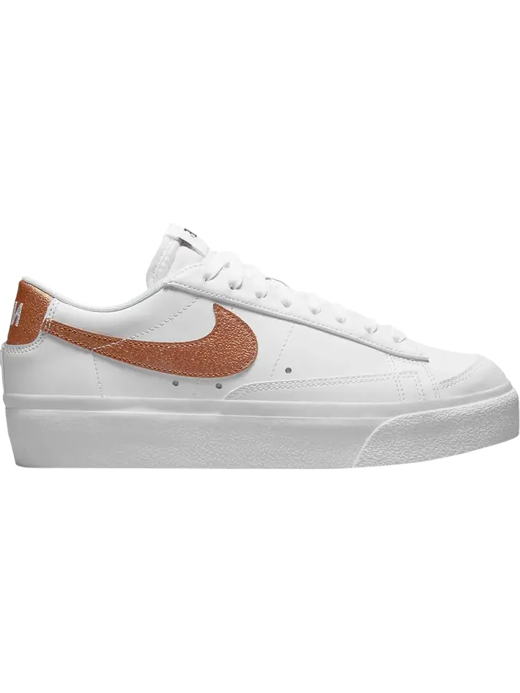 Кроссовки Nike Wmns Blazer Low Platform 'White Metallic Copper' — изображение 1 из 1, белый