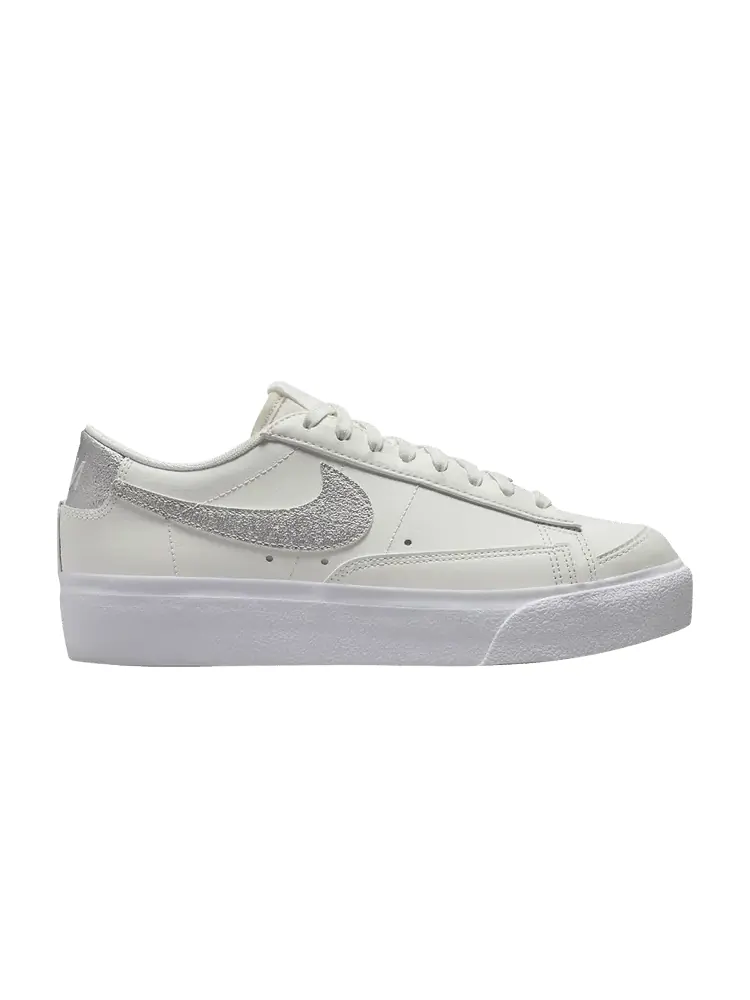 Кроссовки Nike Blazer Low Platform 'White Metallic Silver' — изображение 1 из 1