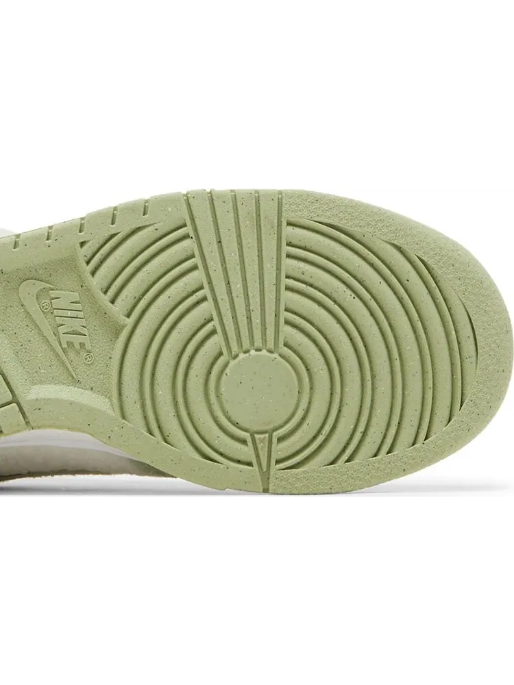 Кроссовки Nike Wmns Dunk Low SE 'Fleece - Honeydew' — изображение 5 из 8, зеленый