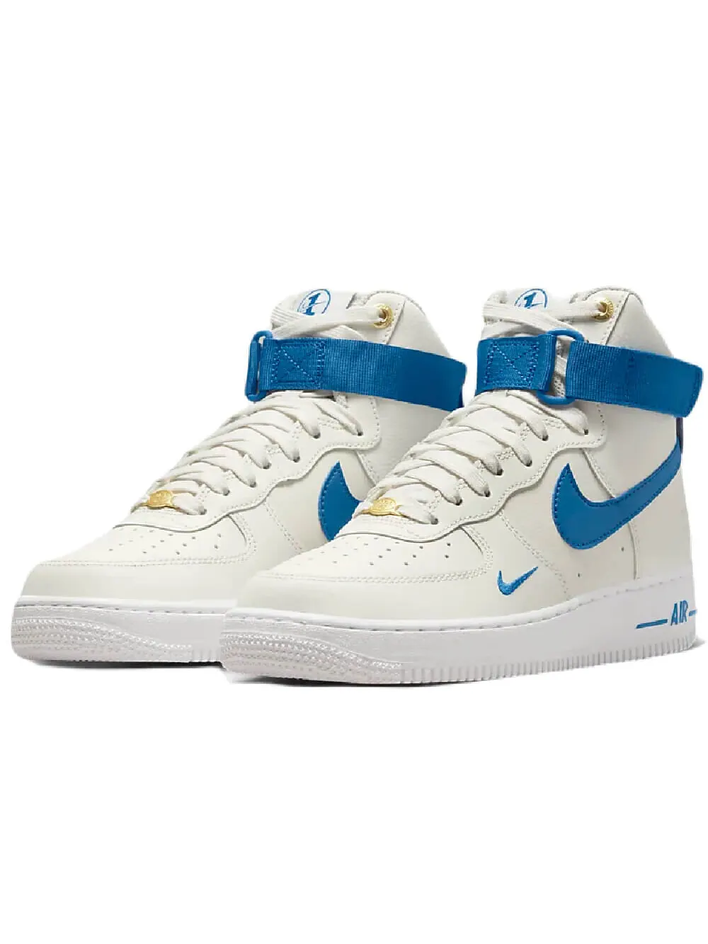 Кроссовки Nike Air Force 1 High SE — изображение 2 из 10, белый/синий