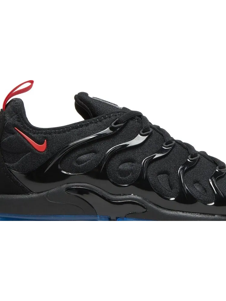 Кроссовки Nike Air VaporMax Plus 'Black Icy Blue' — изображение 2 из 8, черный