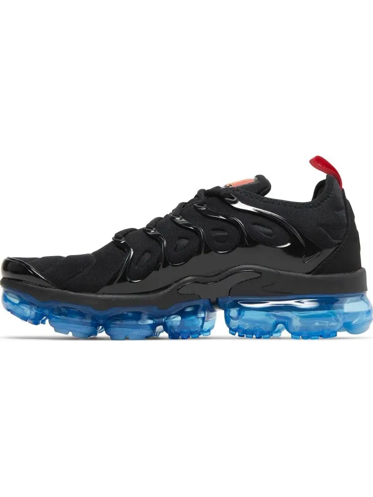 Кроссовки Nike Air VaporMax Plus 'Black Icy Blue' — изображение 3 из 8, черный