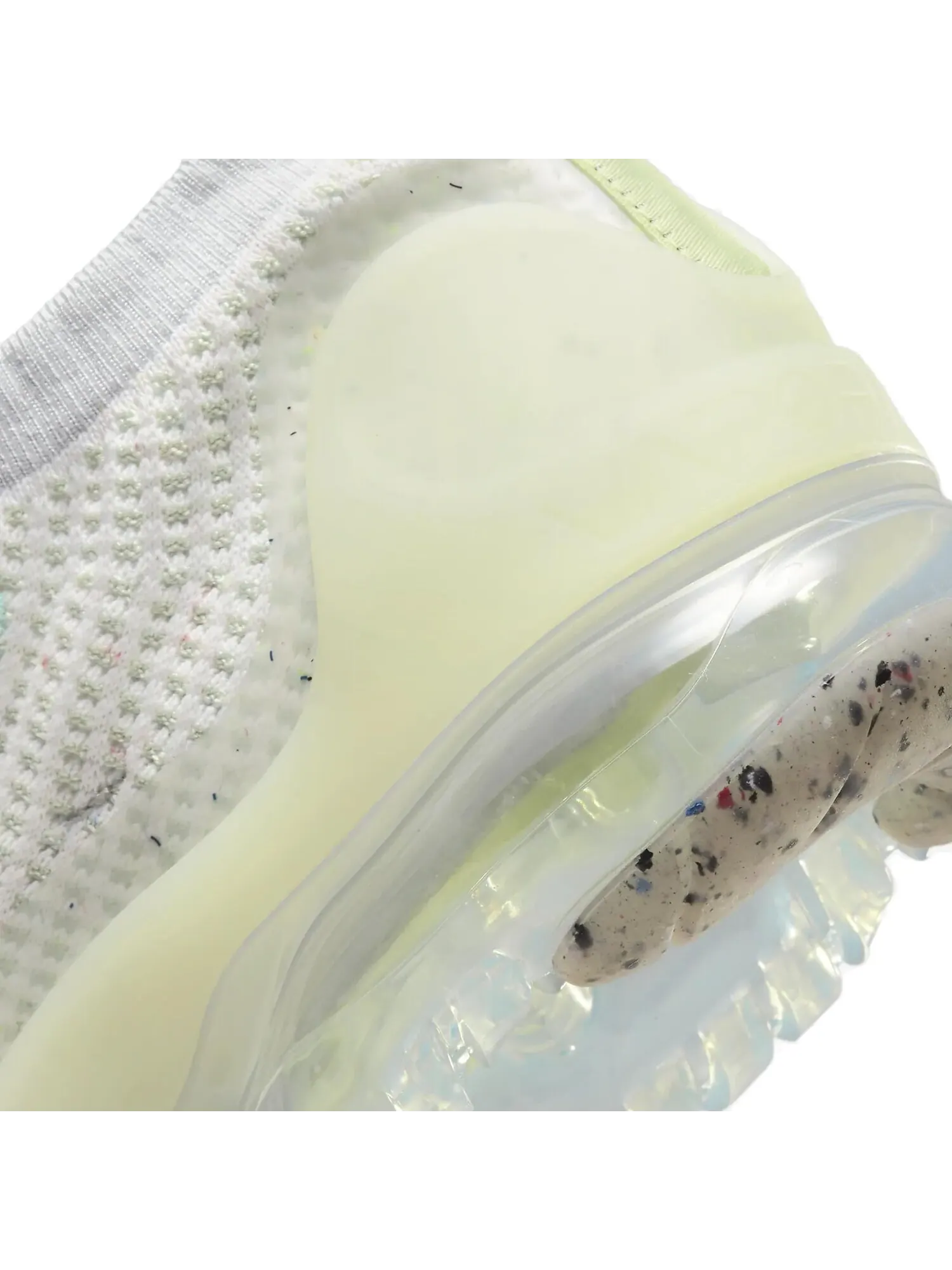 Кроссовки Nike Air VaporMax 2021 FK — изображение 7 из 7, белый/желтый