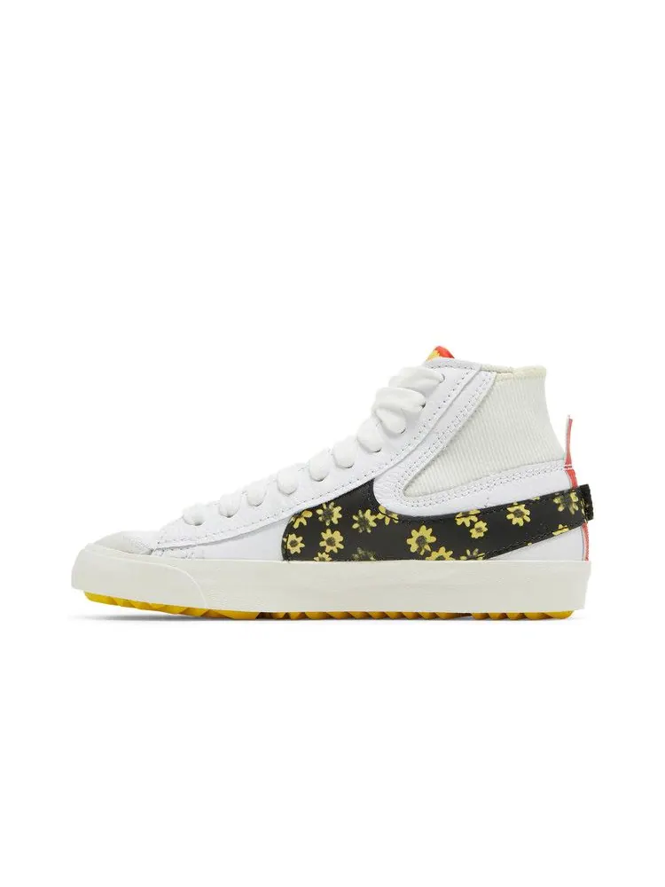 Кроссовки Nike Blazer Mid '77 Jumbo 'Sunflower' — изображение 4 из 9, белый/мульти-/красный