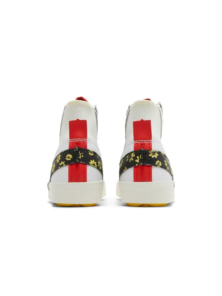 Кроссовки Nike Blazer Mid '77 Jumbo 'Sunflower' — изображение 7 из 9, белый/мульти-/красный