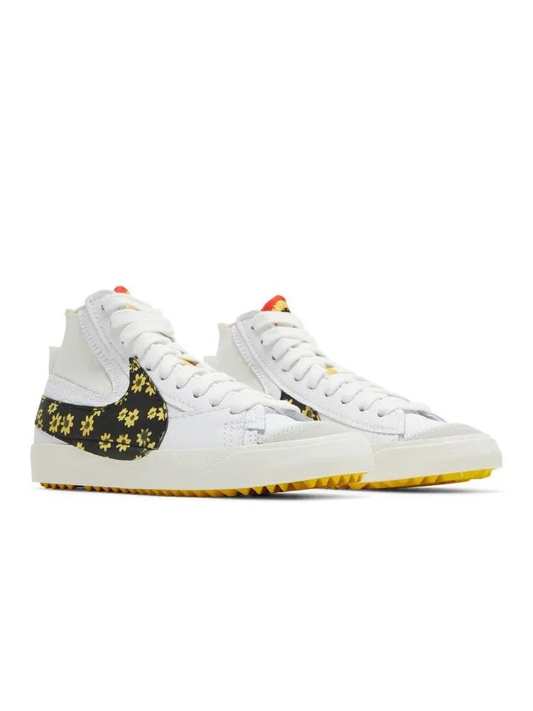 Кроссовки Nike Blazer Mid '77 Jumbo 'Sunflower' — изображение 9 из 9, белый/мульти-/красный