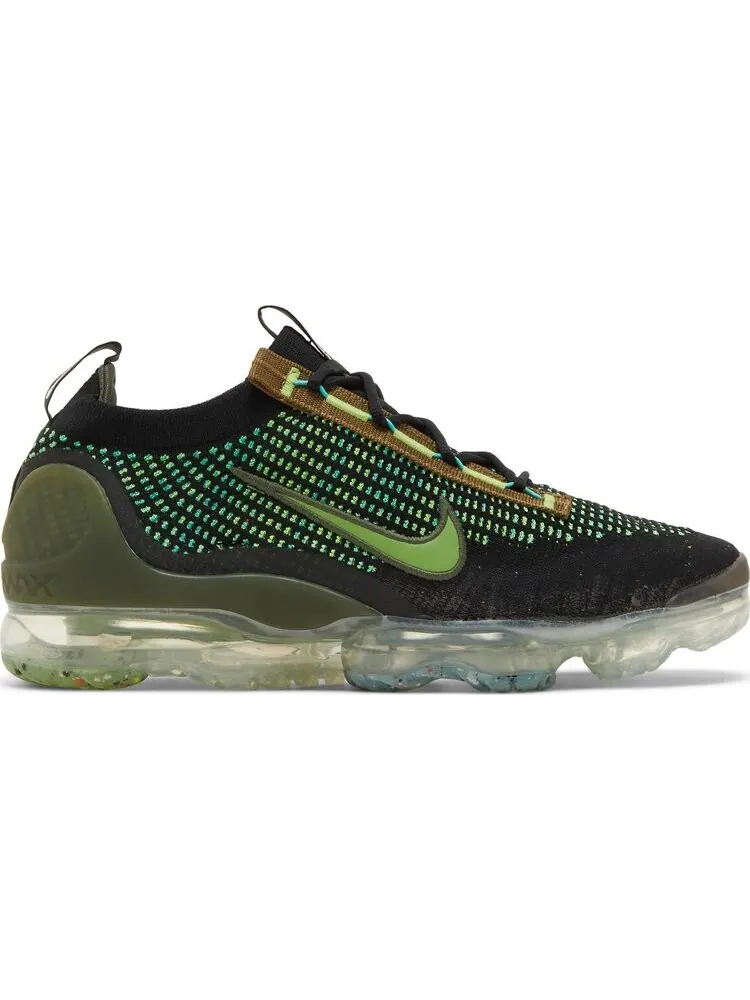Кроссовки Nike Air VaporMax 2021 Flyknit 'Black Chlorophyll' — изображение 1 из 8, черный