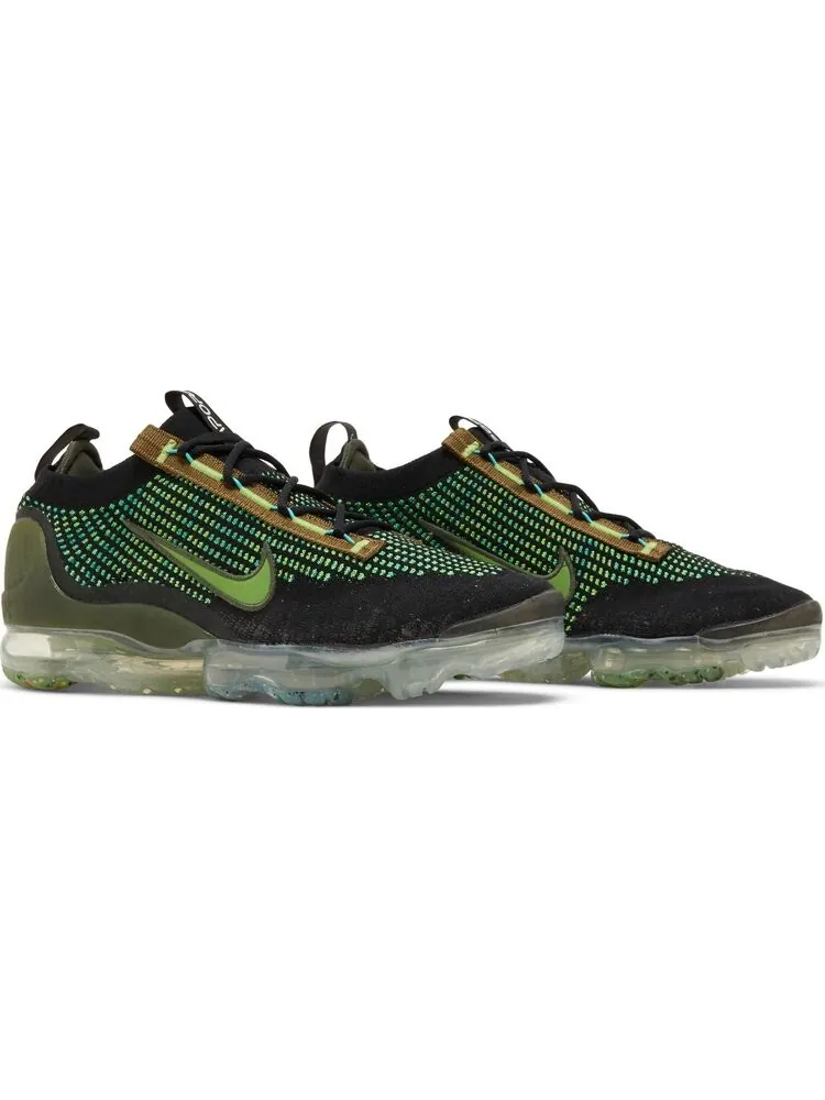 Кроссовки Nike Air VaporMax 2021 Flyknit 'Black Chlorophyll' — изображение 8 из 8, черный