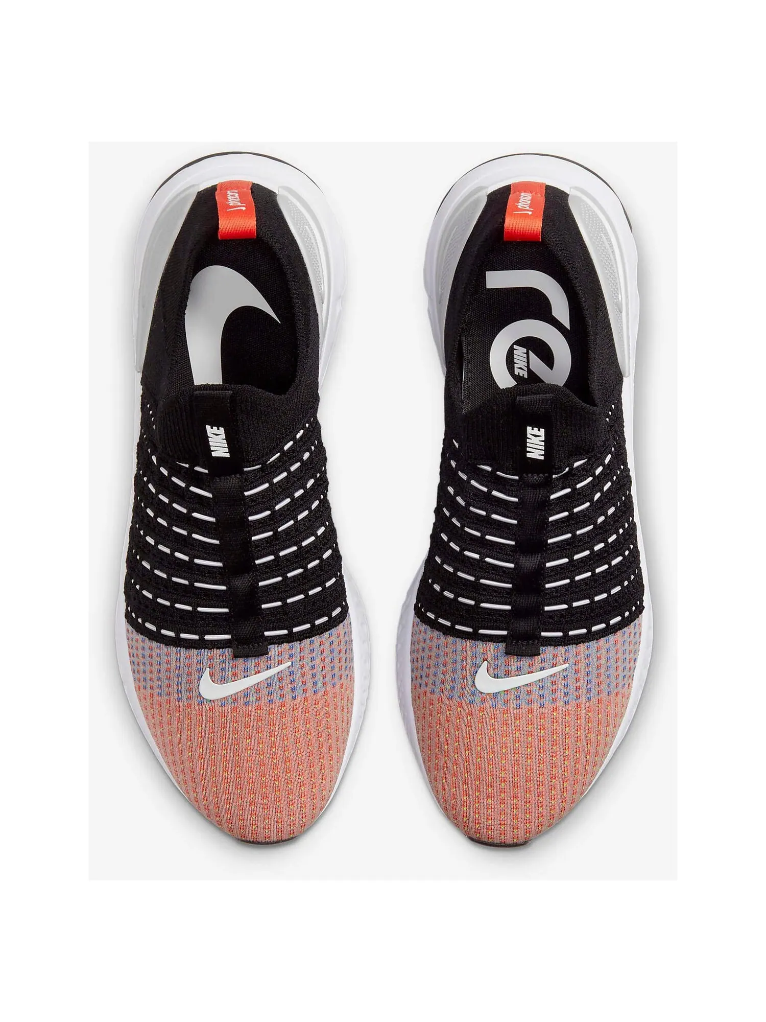 Кроссовки Nike React Phantom Run Flyknit 2 — изображение 3 из 7, черный/оранжевый