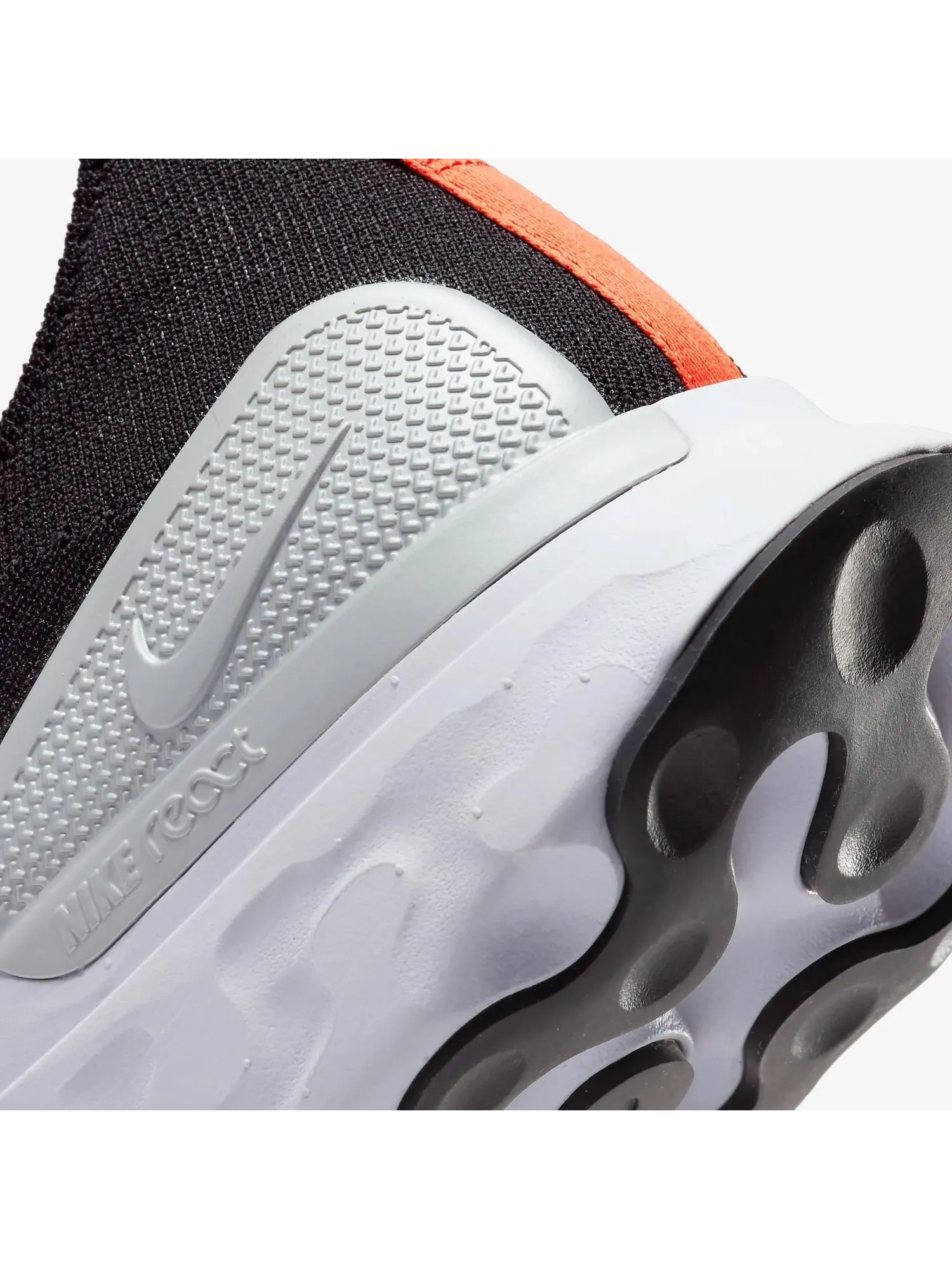 Кроссовки Nike React Phantom Run Flyknit 2 — изображение 7 из 7, черный/оранжевый