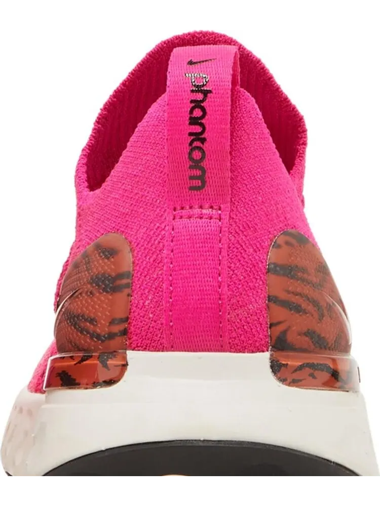 Кроссовки Nike Wmns React Phantom Run Flyknit 2 'Pink Prime Zebra' — изображение 7 из 8, розовый