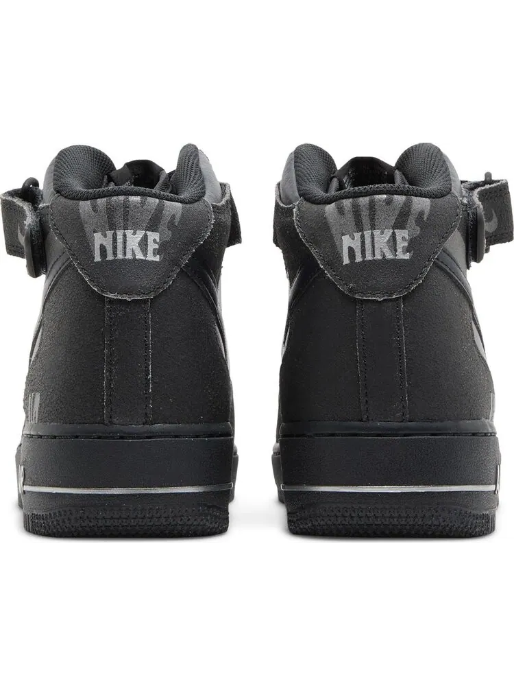 Кроссовки Nike Air Force 1 Mid '07 'Halloween - Midnight' — изображение 6 из 8, черный