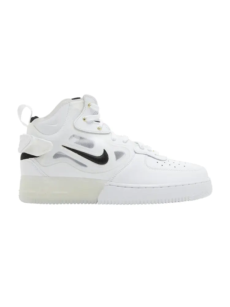 Кроссовки Nike Air Force 1 Mid React '40th Anniversary - White Black' — изображение 1 из 9