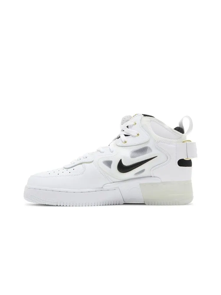 Кроссовки Nike Air Force 1 Mid React '40th Anniversary - White Black' — изображение 4 из 9