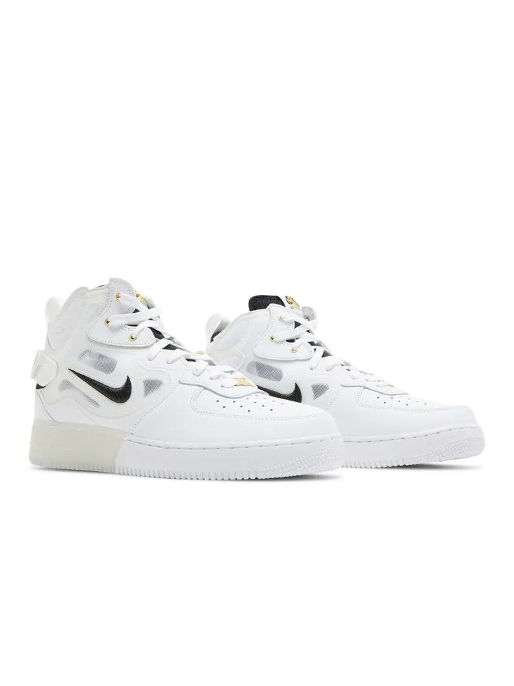 Кроссовки Nike Air Force 1 Mid React '40th Anniversary - White Black' — изображение 9 из 9