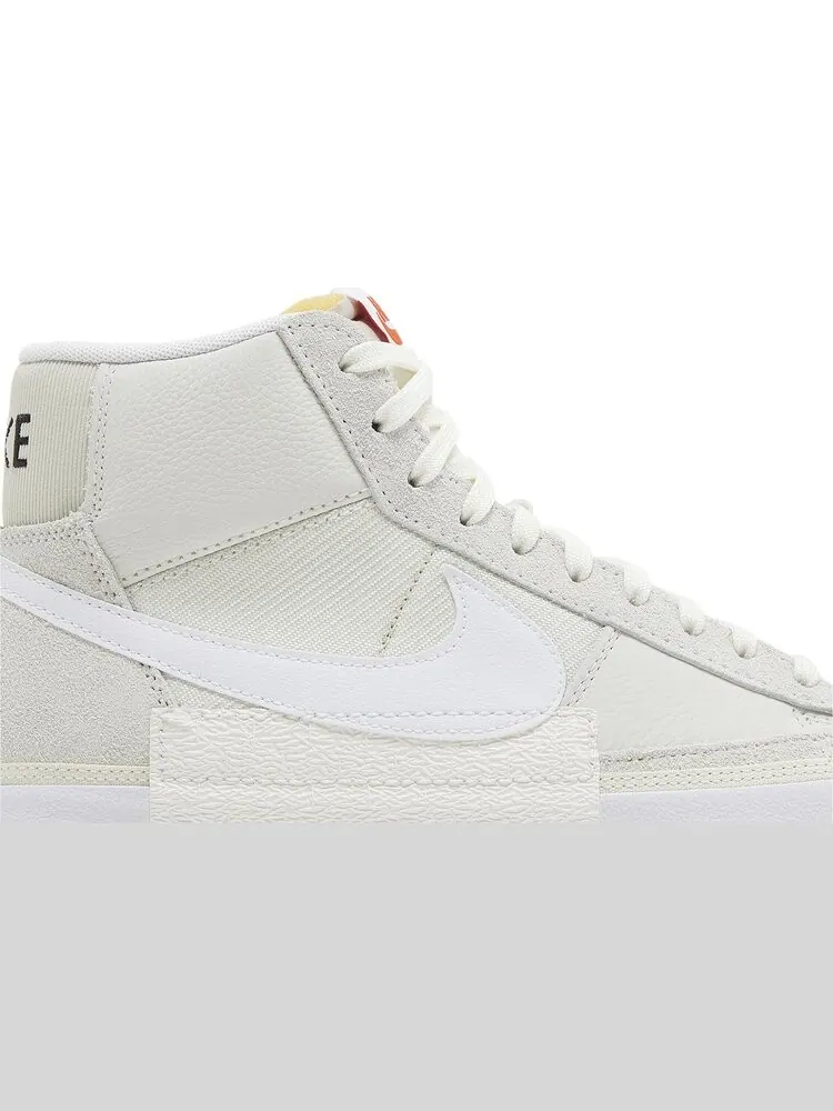 Кроссовки Blazer Mid '77 Pro Club 'Remastered - Light Bone' — изображение 2 из 4, бежевый